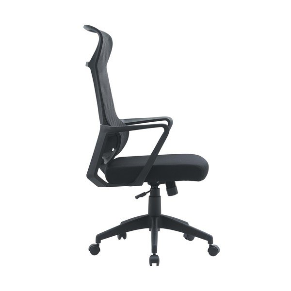 Černá čalouněná kancelářská židle Hoboken – Yes Everyday-image-3