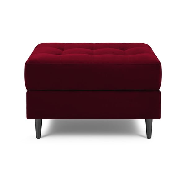 Červená sametová podnožka Milo Casa Santo-image-3