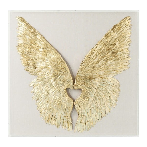 Nástěnná dekorace Kare Design Wings, 120 x 120 cm