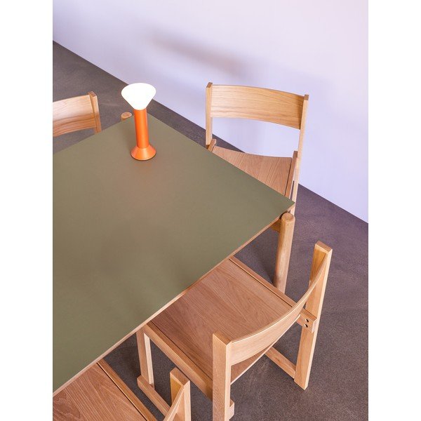 Jídelní stůl z dubového dřeva 107x190 cm Oblique – Hübsch-image-1