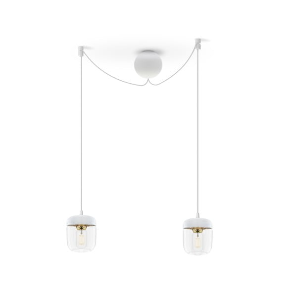 Bílý dvojitý závěsný kabel ke svítidlům UMAGE Cannonball-image-2