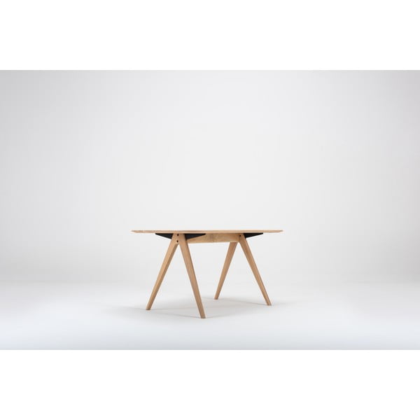 Jídelní stůl z dubového dřeva Gazzda Ava, 140 x 90 cm-image-4