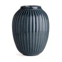 Antracitová kameninová váza Kähler Design Hammershoi, ⌀ 20 cm