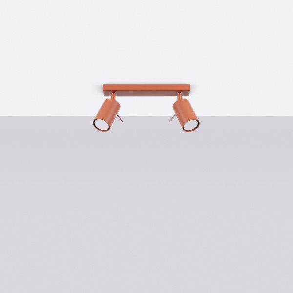 Bodové svítidlo v cihlové barvě 6x30 cm Etna – Sollux-image-3