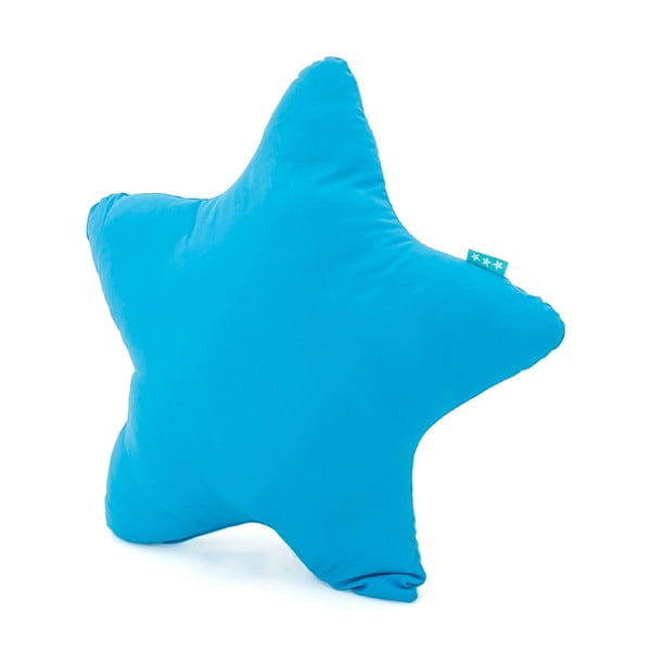 Tyrkysový bavlněný polštářek Happy Friday Basic Estrella Turquoise, 50 x 50 cm-image-1