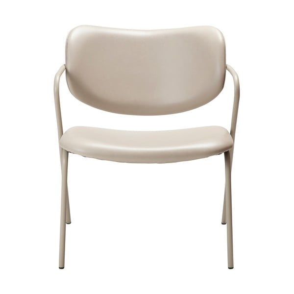 Béžové křeslo z imitace kůže Zed – DAN-FORM Denmark-image-2