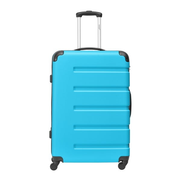 Modrý cestovní kufr Packenger Mariana, 101 l