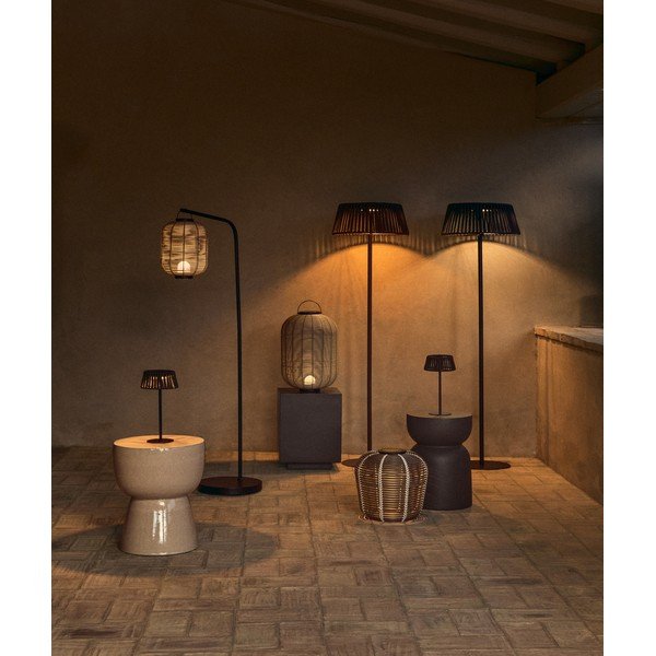LED stolní /přenosné solární/na USB venkovní svítidlo ø 35 cm Garoina – Kave Home-image-1