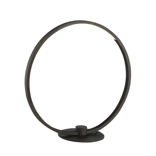 Černá oválná stolní lampa SULION Framed