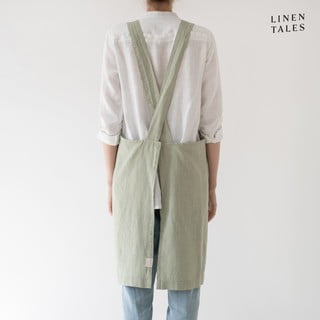 Lněná zástěra Crossback – Linen Tales
