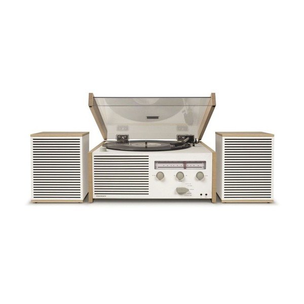 Bílo-béžový gramofon Crosley Switch II Natural-image-4