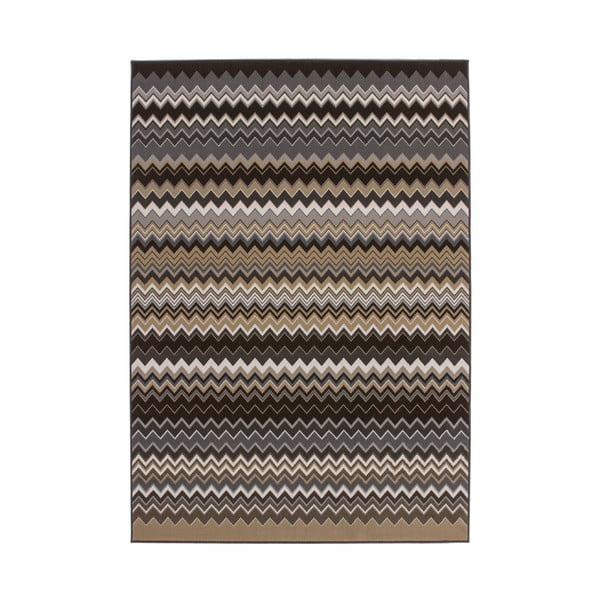 Hnědo-černý koberec Kayoom Stella 700 Brown, 160 x 230 cm