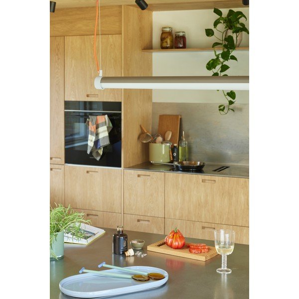 Šedé LED stmívatelné závěsné svítidlo Interplay – Hübsch-image-2