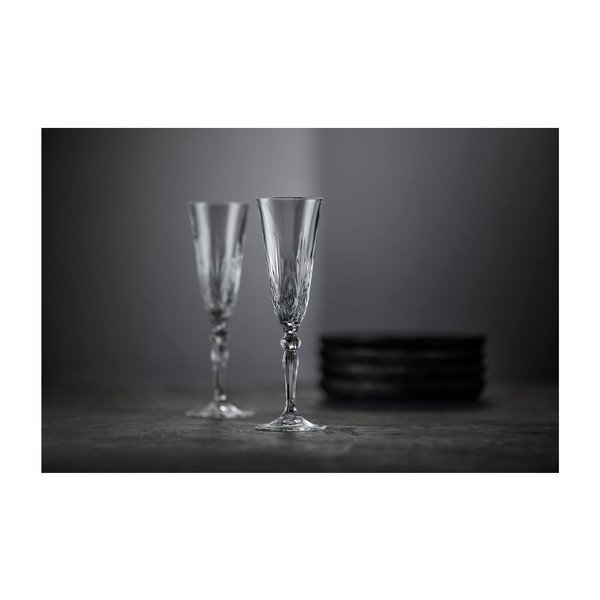 Skleničky v sadě 4 ks na sekt 160 ml Melodia – Lyngby Glas-image-3