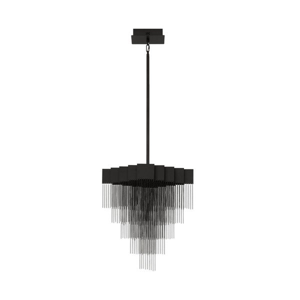 Matně černé ocelové LED stmívatelné závěsné svítidlo Revια – Nova Luce