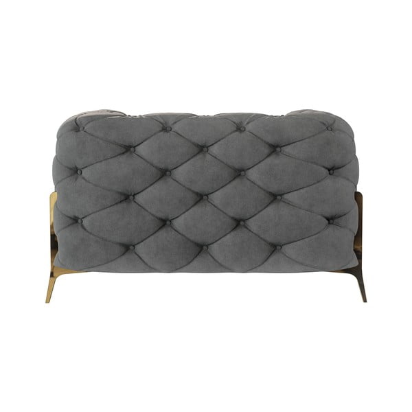 Šedé sametové křeslo Chelsea Bis – Ropez-image-3