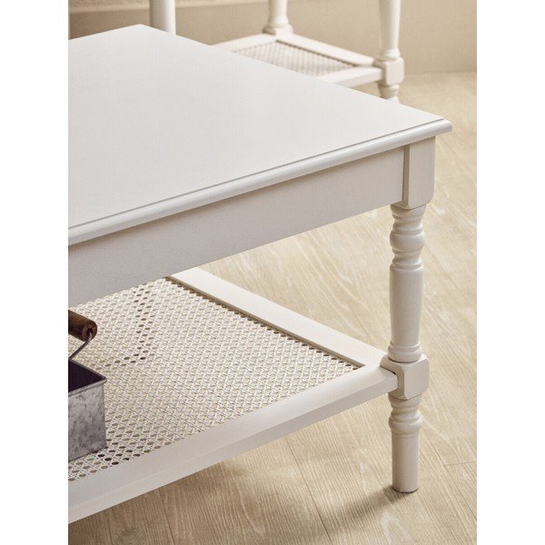Bílý konferenční stolek 60x120 cm Heritage – Premier Housewares-image-3