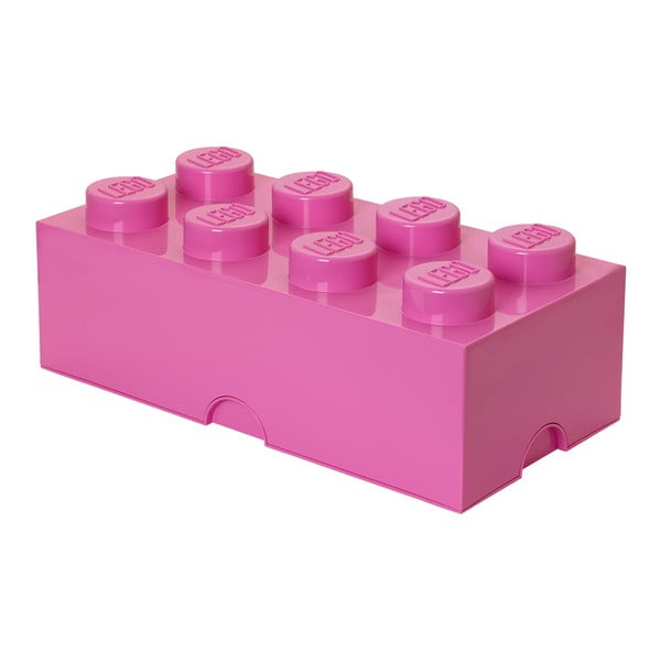 Tmavě růžový úložný box LEGO®