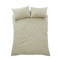 Zelené 3dílné povlečení na dvoulůžko 200x200 cm Cotton Rich Woven Stripe – Pineapple Elephant