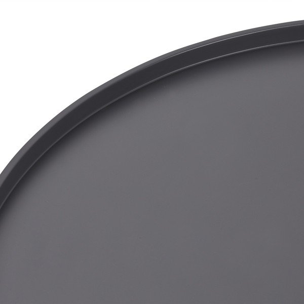 Šedý konferenční stolek s nohami z bukového dřeva Furnhouse Opus, Ø 90 cm-image-4