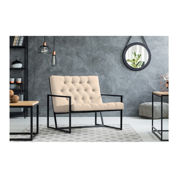 Krémové křeslo Mazzini Sofas Aster-image-1