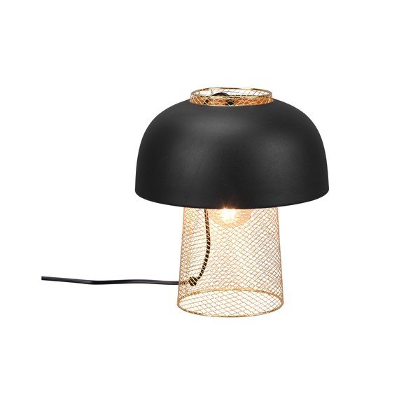 Matně černá kovová stolní lampa (výška 28 cm) Punch – Reality-image-3