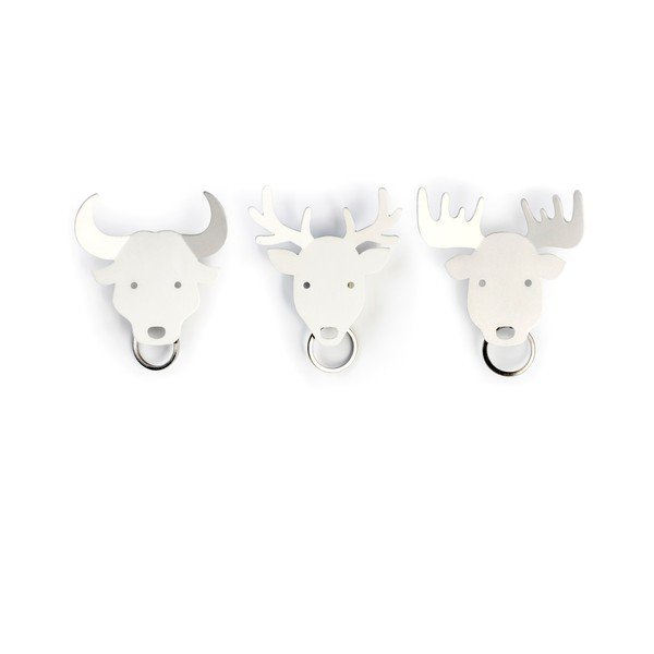 Věšák na klíče Moose, bílý-image-3