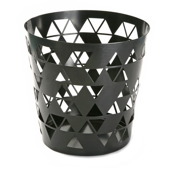 Odpadkový koš Black Polygon