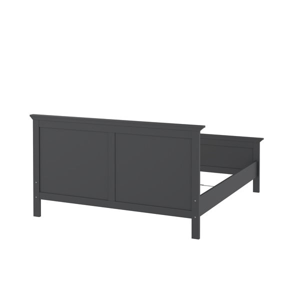 Šedá dvoulůžková postel 160x200 cm Paris – Tvilum-image-4