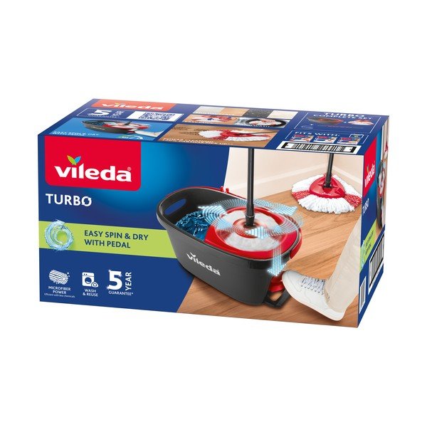 Set kyblíku a mopu na podlahu Vileda Turbo-image-3