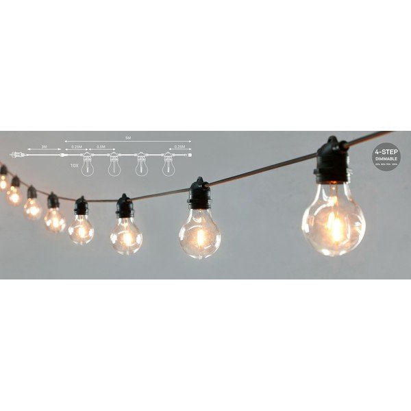 Světelný řetěz počet žárovek 10 ks délka 500 cm Link – Markslöjd-image-4