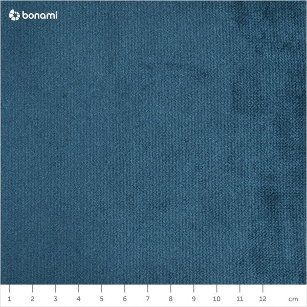 Modré sametové křeslo s černými nohami Max Winzer Alegro-image-1