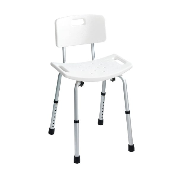 Sedací stolička s opěradlem do sprchy Wenko Stool With Back, 54 x 49 cm-image-3