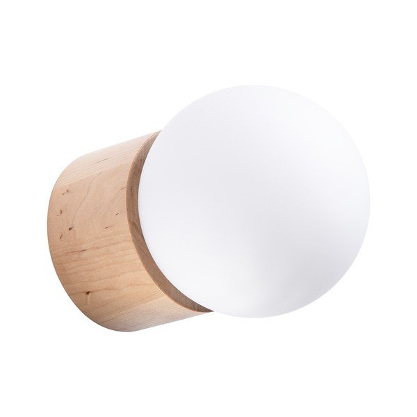 Bílé/v přírodní barvě nástěnné svítidlo ø 12 cm Surtur – Sollux