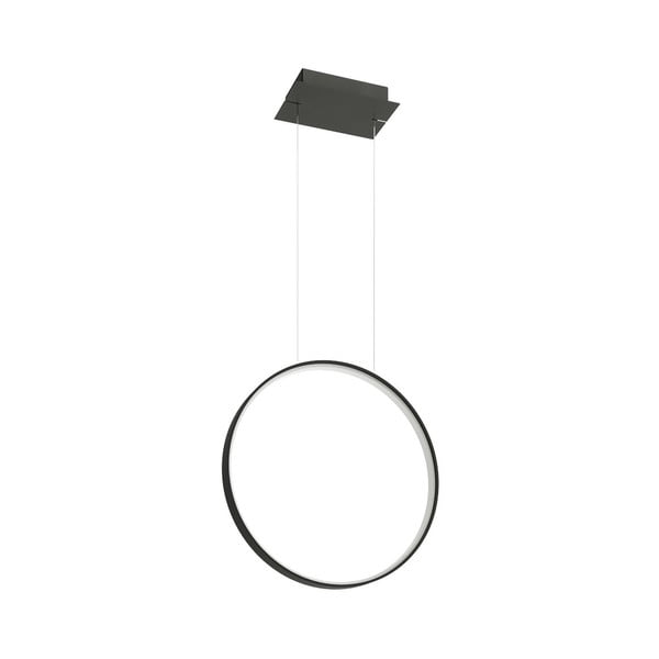 Černé LED závěsné svítidlo 55x16 cm Tim - Nice Lamps