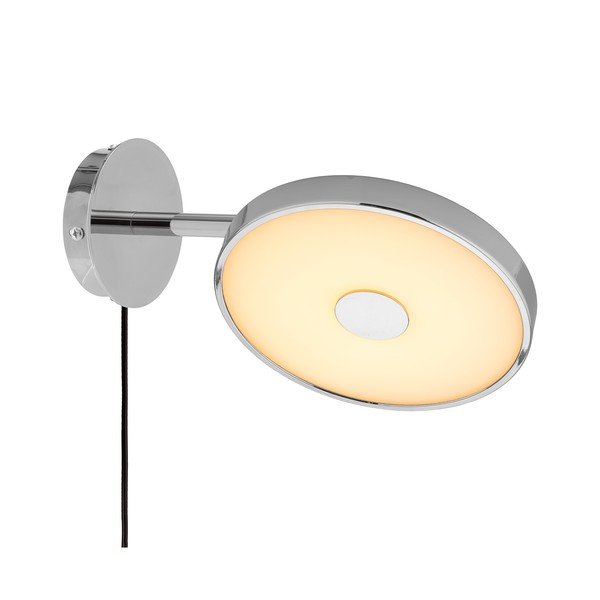 LED nástěnné svítidlo s ohybatelnou konstrukcí/stmívatelné do zásuvky v leskle stříbrné barvě ø 15 cm Asteria Wall Short – UMAGE-image-2