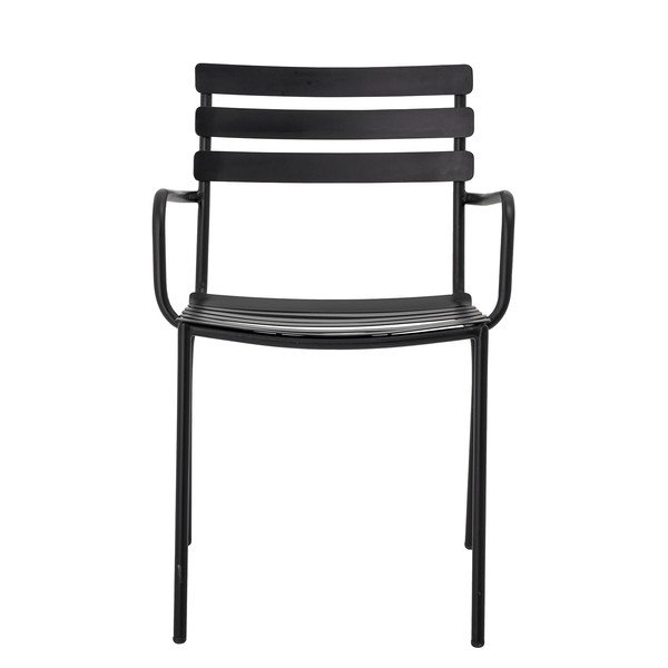 Černá kovová zahradní židle Monsi – Bloomingville-image-3