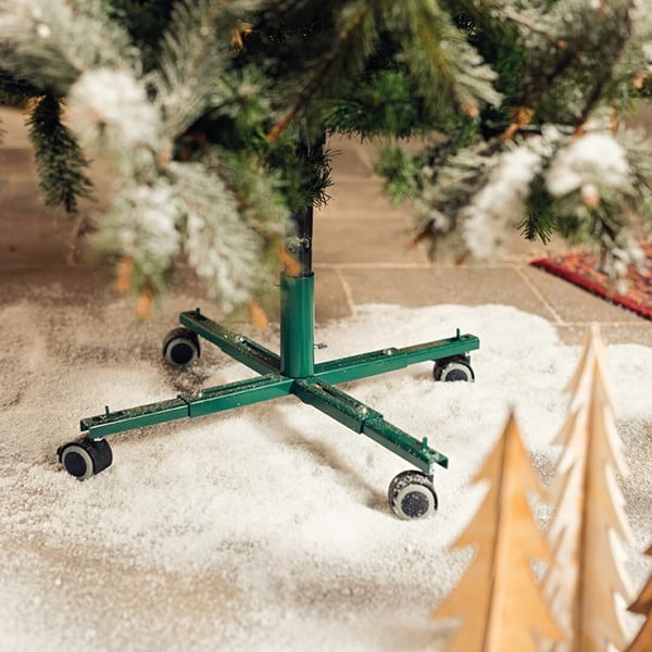 Zelený stojan na vánoční stromeček na kolečkách Tree Nest Movable-image-1