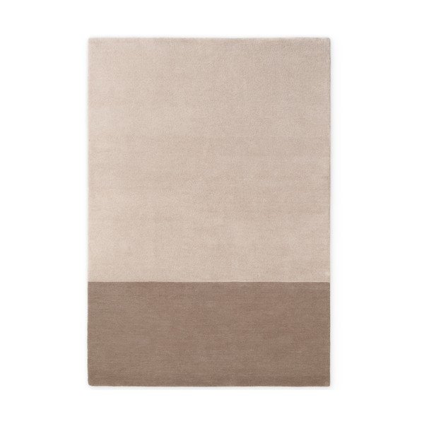 Hnědý/krémový koberec s příměsí vlny 120x170 cm Hugo – Villeroy&Boch