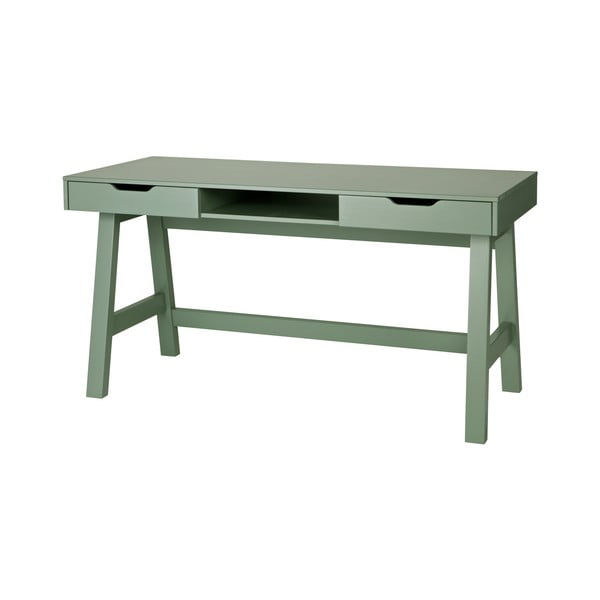 Zelený psací stůl WOOOD Nikki-image-3
