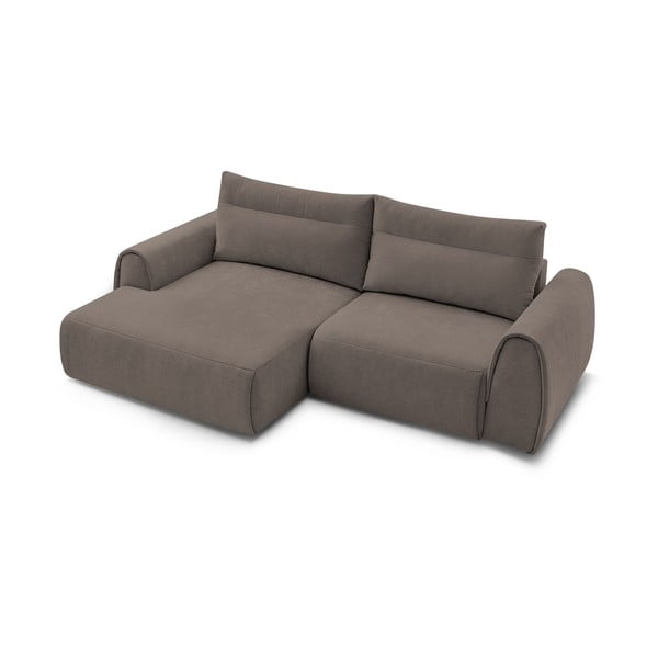 Hnědá rohová pohovka Aden – Bobochic Paris-image-4