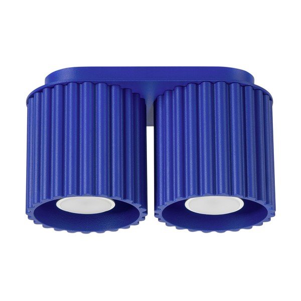 Modré kovové bodové svítidlo 10x21 cm Zora – Sollux