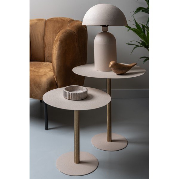 Kovový kulatý odkládací stolek ø 40 cm  Dex  – Leitmotiv-image-4