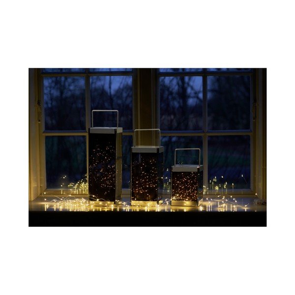 Lucerna s LED světýlky Villa Collection Quadro, 30 cm-image-1