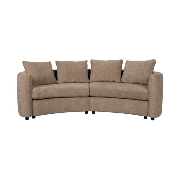 Hnědá pohovka 228 cm Fernon – Dutchbone