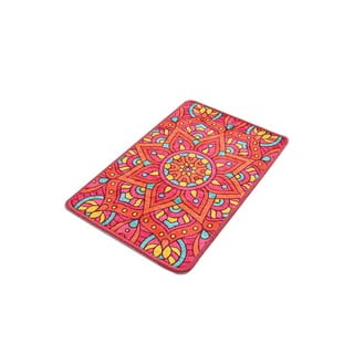 Koupelnová předložka s motivem mandaly Foutastic Mandala, 60 x 40 cm