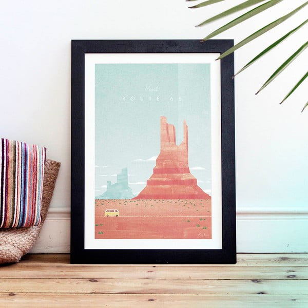 Plakát Travelposter Route 66, A2-image-1