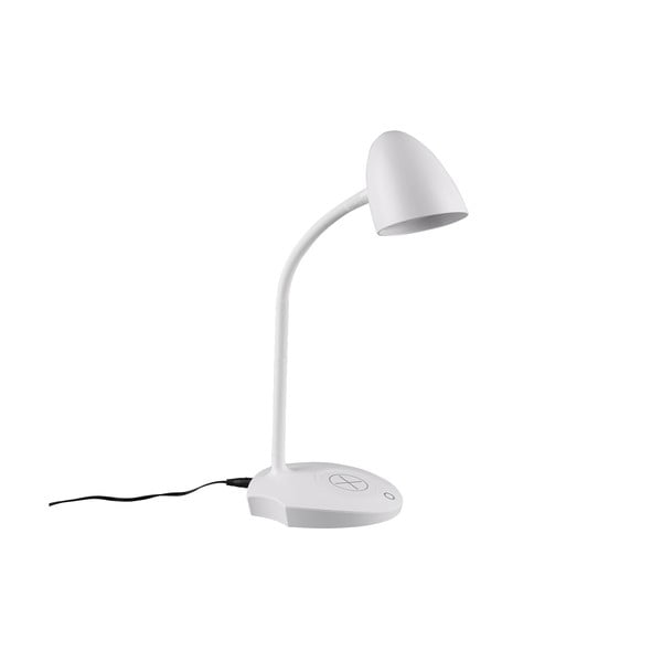 Bílá LED stolní lampa (výška 38 cm) Load – Reality-image-1