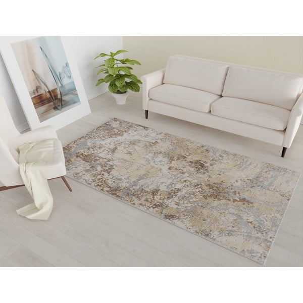 Světle modrý/světle hnědý pratelný koberec 120x180 cm Sandstorm – Vitaus-image-1