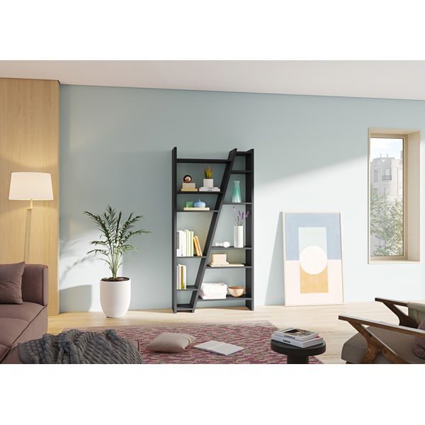 Černá knihovna 97x195 cm Delta - TemaHome-image-1